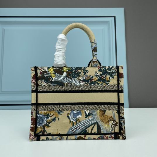 Dior Book Tote凤凰刺绣26.5x21x14cm ww2色 (3)