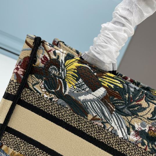 Dior Book Tote凤凰刺绣26.5x21x14cm ww2色 (5)