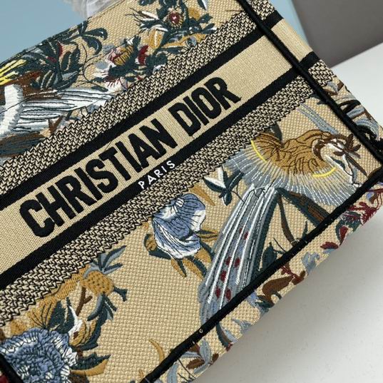 Dior Book Tote凤凰刺绣26.5x21x14cm ww2色 (7)