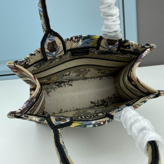 Dior Book Tote凤凰刺绣26.5x21x14cm ww2色 (8)