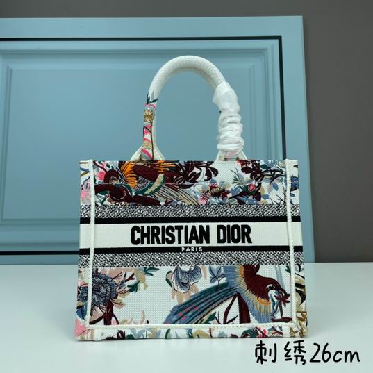 Dior Book Tote凤凰刺绣26.5x21x14cm ww2色 (9)