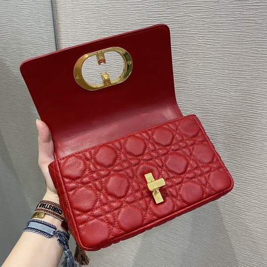 Dior Caro菱格纹 20x12x7cm CN7色 (15)