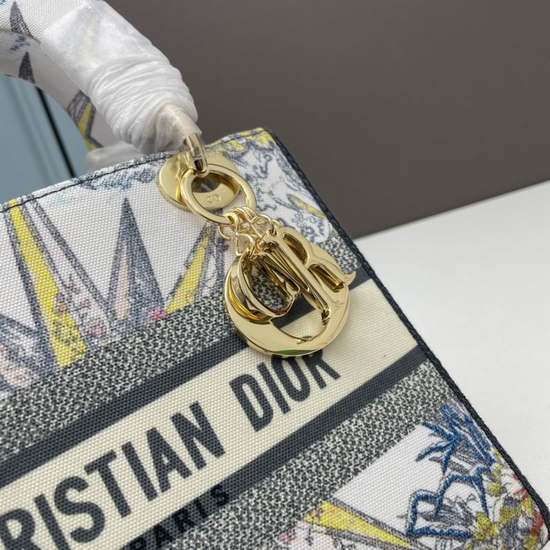 Dior Lady 菱格1295 24x20x11cm ww (13)