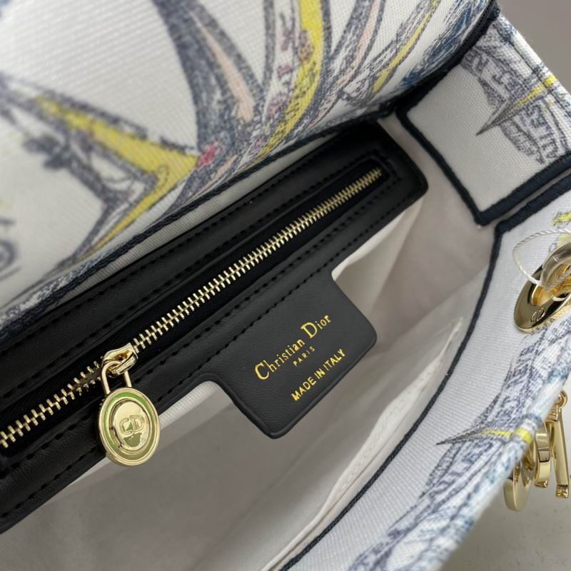 Dior Lady 菱格1295 24x20x11cm ww (16)