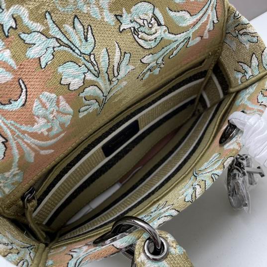 Dior Lady M8002浅金 24x20x11cm ww (7)