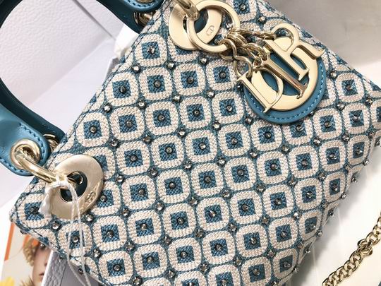 Dior M0505方格珠子17x15x7cm CN2色 (12)