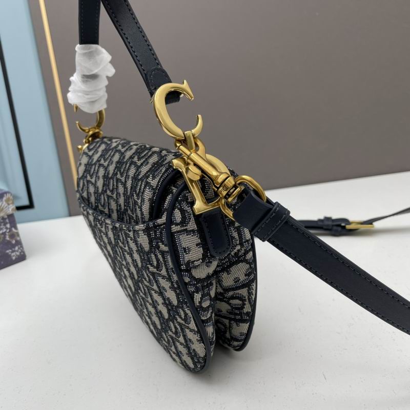 Dior saddle老花 0447 19x18x5cm ww (6)