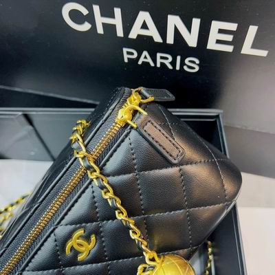 Chanel 盒子包羊皮18x10cm CN (12)
