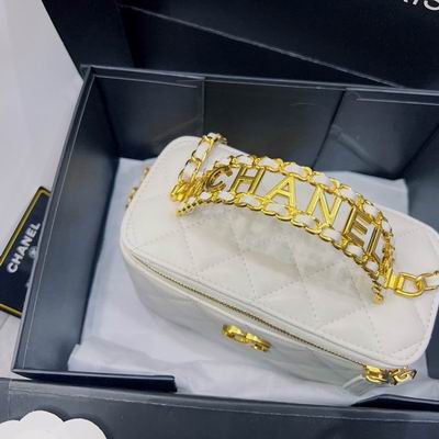 Chanel 盒子包羊皮18x10cm CN (2)