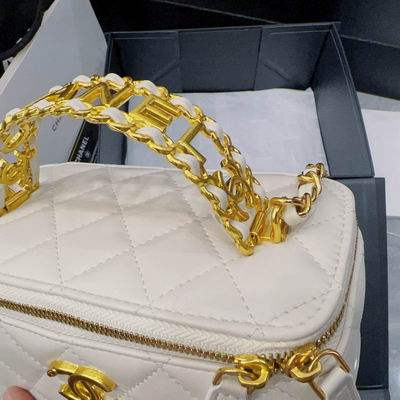 Chanel 盒子包羊皮18x10cm CN (4)