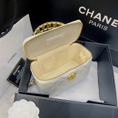 Chanel 盒子包羊皮18x10cm CN (9)