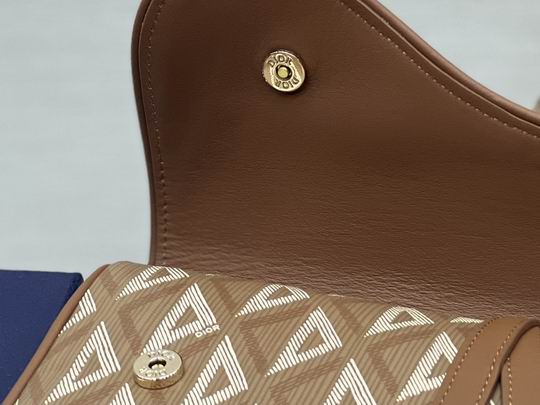 Dior 咖啡色帆布26x19x4.5cm wz (8)