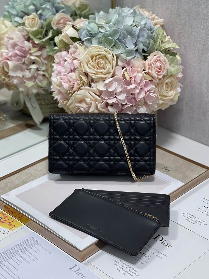 Dior 77035金 绿 黑色 21.5x11.5x3cm wz (2)