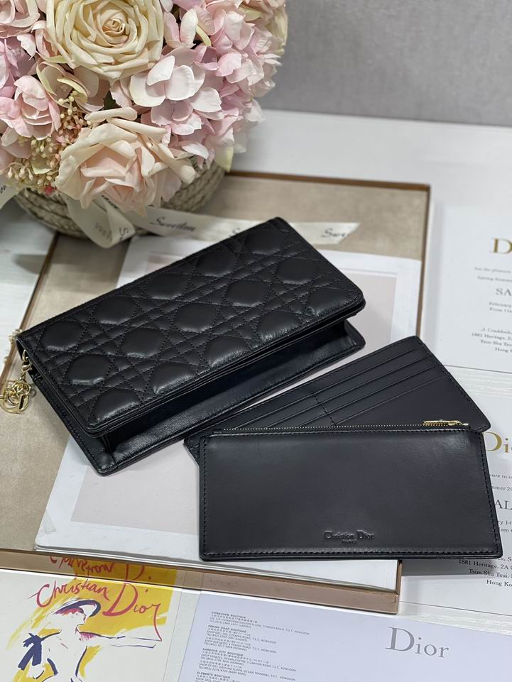 Dior 77035金 绿 黑色 21.5x11.5x3cm wz (3)