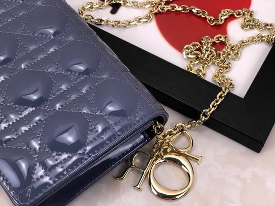 Dior D6602漆皮藤格纹 22x12x3cm wz (17)