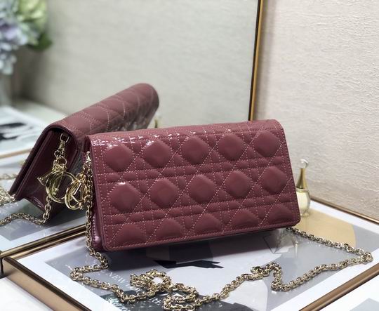 Dior D6602漆皮藤格纹 22x12x3cm wz (29)