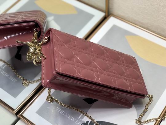 Dior D6602漆皮藤格纹 22x12x3cm wz (31)