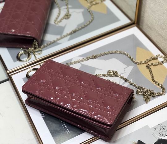 Dior D6602漆皮藤格纹 22x12x3cm wz (33)