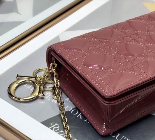 Dior D6602漆皮藤格纹 22x12x3cm wz (34)