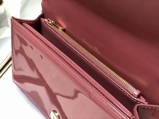 Dior D6602漆皮藤格纹 22x12x3cm wz (35)