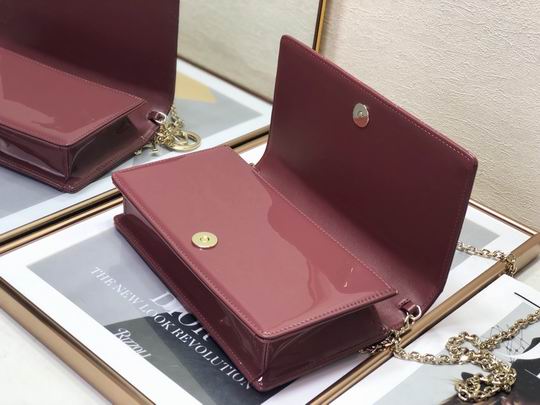 Dior D6602漆皮藤格纹 22x12x3cm wz (36)