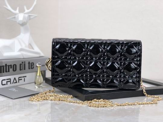 Dior D6602漆皮藤格纹 22x12x3cm wz (37)