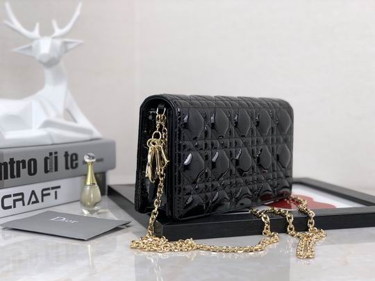 Dior D6602漆皮藤格纹 22x12x3cm wz (39)