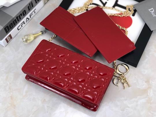 Dior D6602漆皮藤格纹 22x12x3cm wz (6)