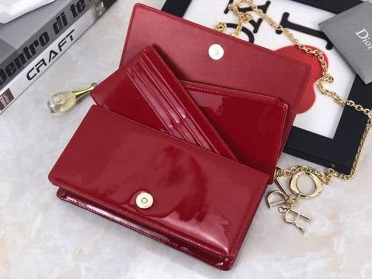 Dior D6602漆皮藤格纹 22x12x3cm wz (9)