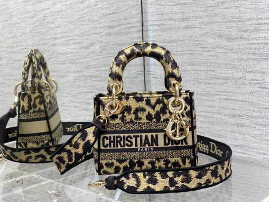 Dior Lady豹纹 丛林刺绣 17cm wz5色 (29)