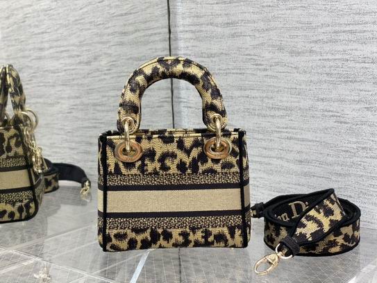 Dior Lady豹纹 丛林刺绣 17cm wz5色 (30)