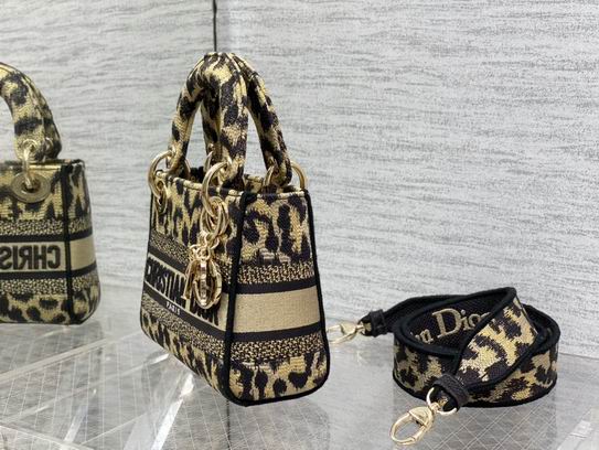 Dior Lady豹纹 丛林刺绣 17cm wz5色 (31)