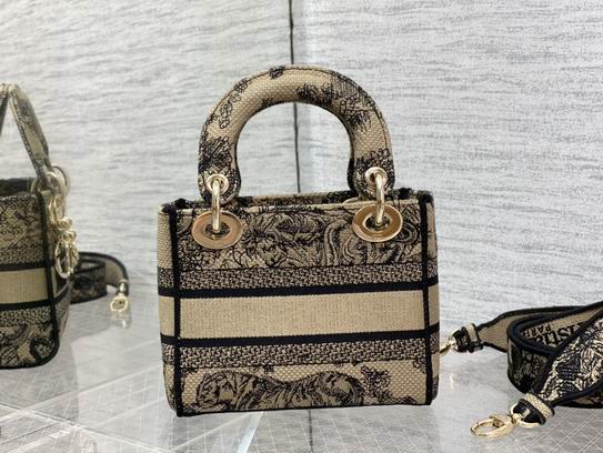 Dior Lady豹纹 丛林刺绣 17cm wz5色 (4)