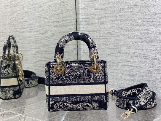 Dior Lady豹纹 丛林刺绣 17cm wz5色 (40)