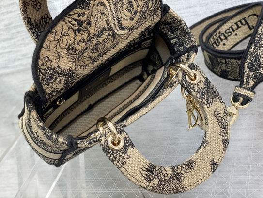 Dior Lady豹纹 丛林刺绣 17cm wz5色 (7)