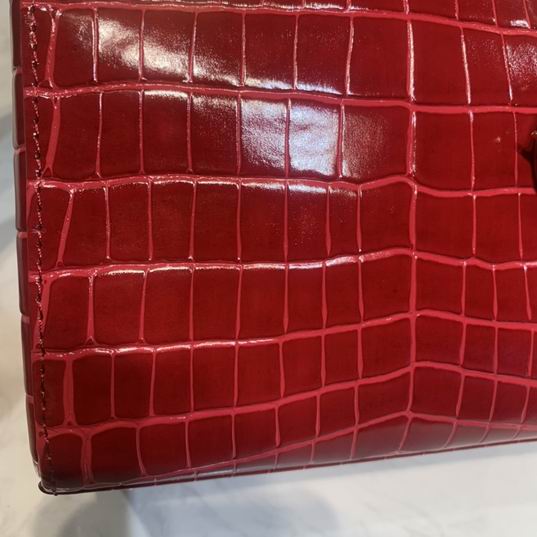 Dior Lady鳄鱼压纹17x7.5x14cm yz (7)