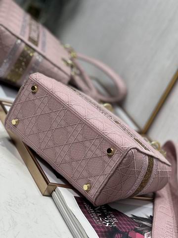 Dior Lady 五格刺绣24cm yz (11)
