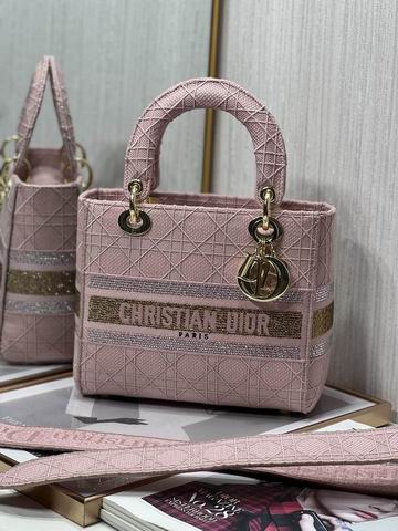 Dior Lady 五格刺绣24cm yz (14)