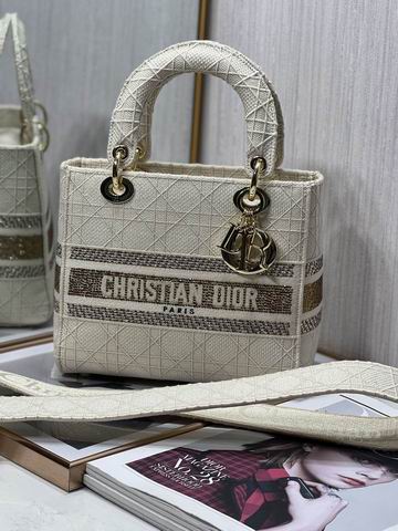 Dior Lady 五格刺绣24cm yz (2)