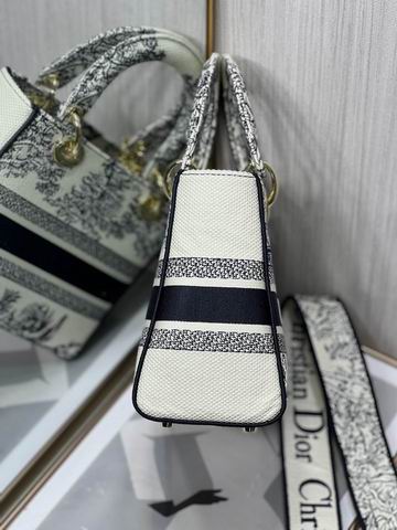 Dior Lady 五格刺绣24cm yz (23)