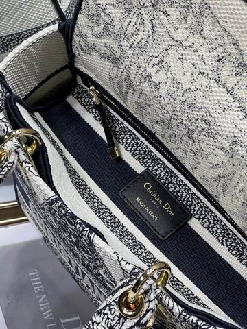 Dior Lady 五格刺绣24cm yz (25)