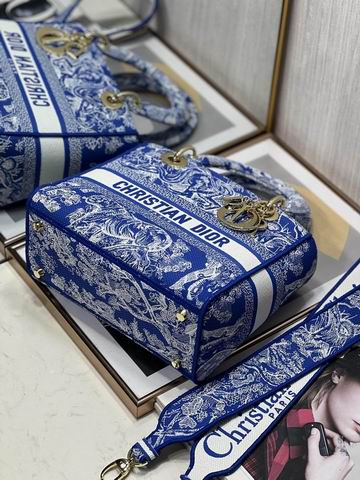 Dior Lady 五格刺绣24cm yz (38)