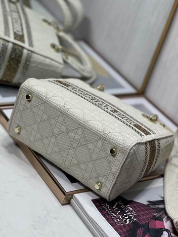 Dior Lady 五格刺绣24cm yz (4)