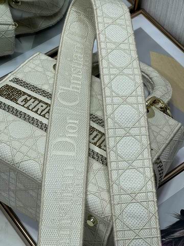 Dior Lady 五格刺绣24cm yz (7)