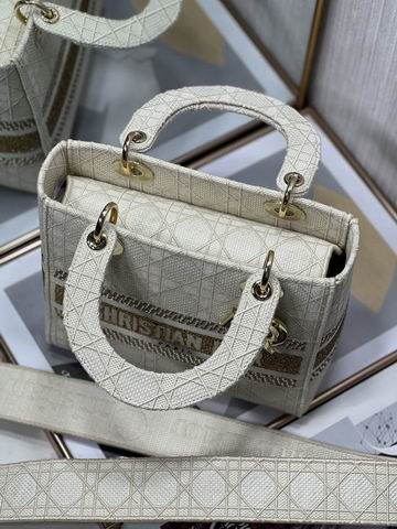 Dior Lady 五格刺绣24cm yz (8)