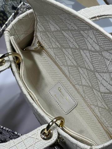 Dior Lady 五格刺绣24cm yz (9)