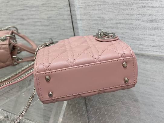 Dior Lady M0505复古粉羊银 17cm wz (4)