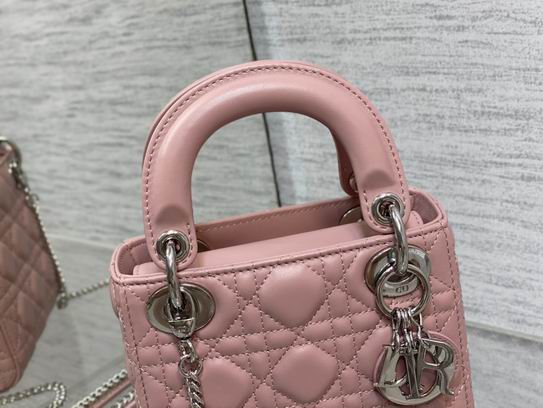 Dior Lady M0505复古粉羊银 17cm wz (5)
