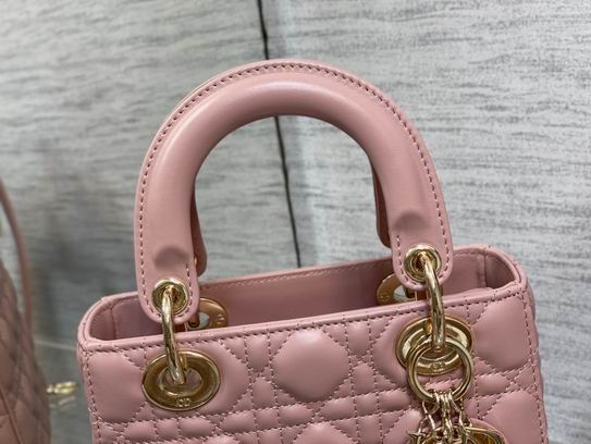 Dior Lady M0538复古粉羊金 20cm wz2色 (18)