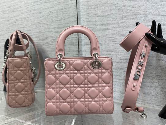Dior Lady M0538复古粉羊金 20cm wz2色 (2)